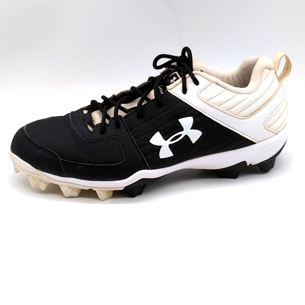 Under Armour Shoes Mens Leadoff Low RM Black White 7.5 Soccer Cleats 3022071-001